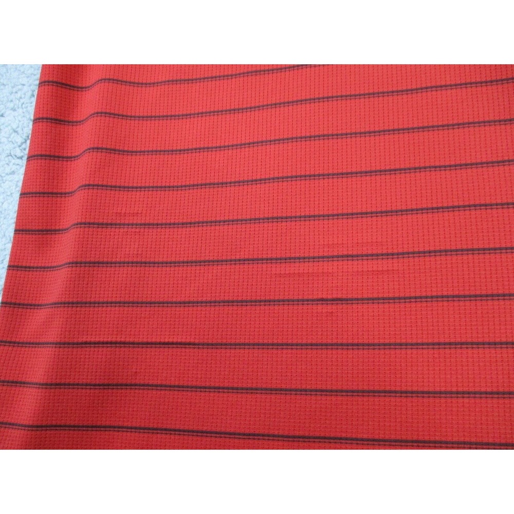Nike Polo Shirt Mens XL Red Striped Short‎ Sleeve Performance Activewear Golf - Picture 8 of 12